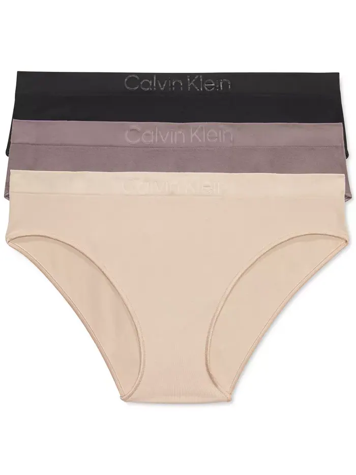 Женский бикини Bonded Flex, 3 предмета Calvin Klein — изображение 5 из 5, черный