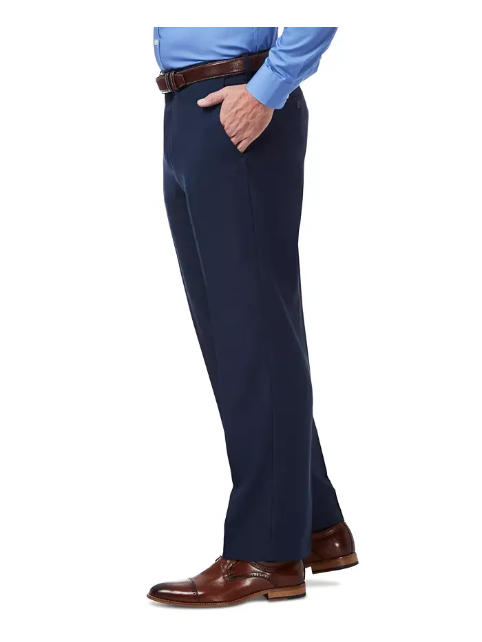 Мужские классические брюки с плоской передней частью Premium Comfort Stretch Haggar — 3