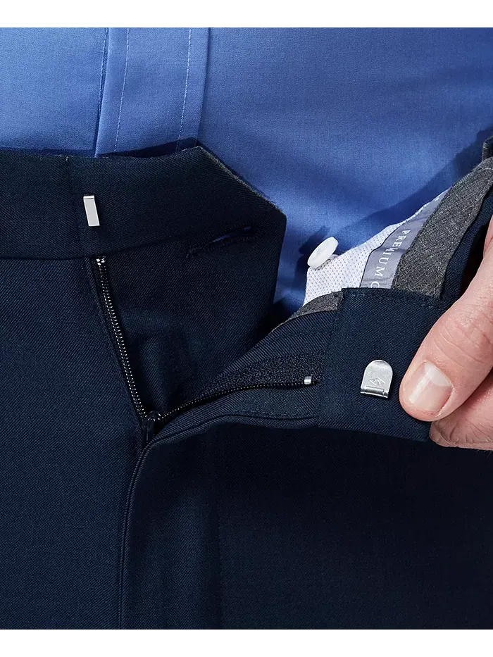 Мужские классические брюки с плоской передней частью Premium Comfort Stretch Haggar — 5