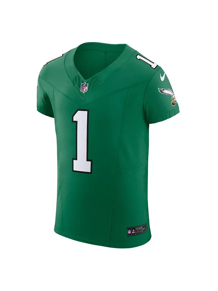 Мужская футболка Jalen Hurts Kelly Philadelphia Eagles Alternate Vapor F.U.S.E. Elite Nike — изображение 2 из 3, зеленый