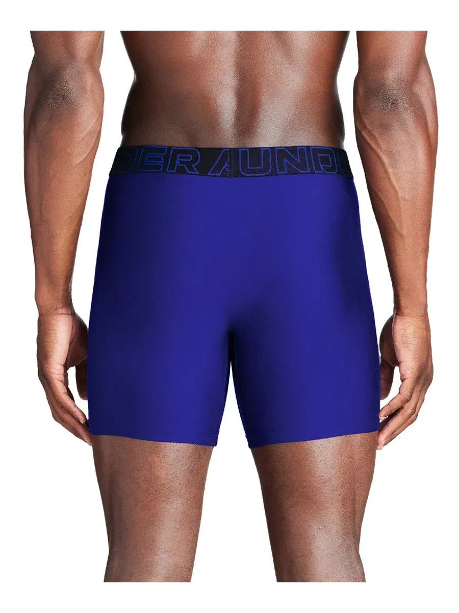 Трусы-боксеры UA Performance Tech Under Armour — изображение 3 из 6, черный/синий/серый