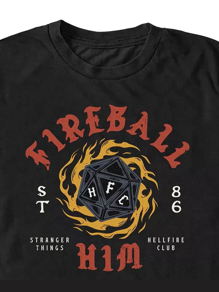 Мужская толстовка Stranger Things Regular Fit Fifth Sun — изображение 3 из 3, черный