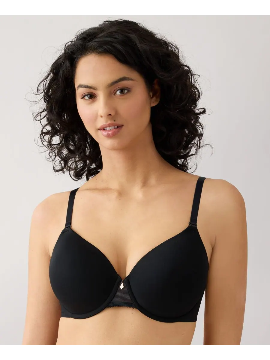 Женский бюстгальтер Go Anywear Contour Underwire T-Shirt Bra Wacoal — изображение 1 из 6, черный
