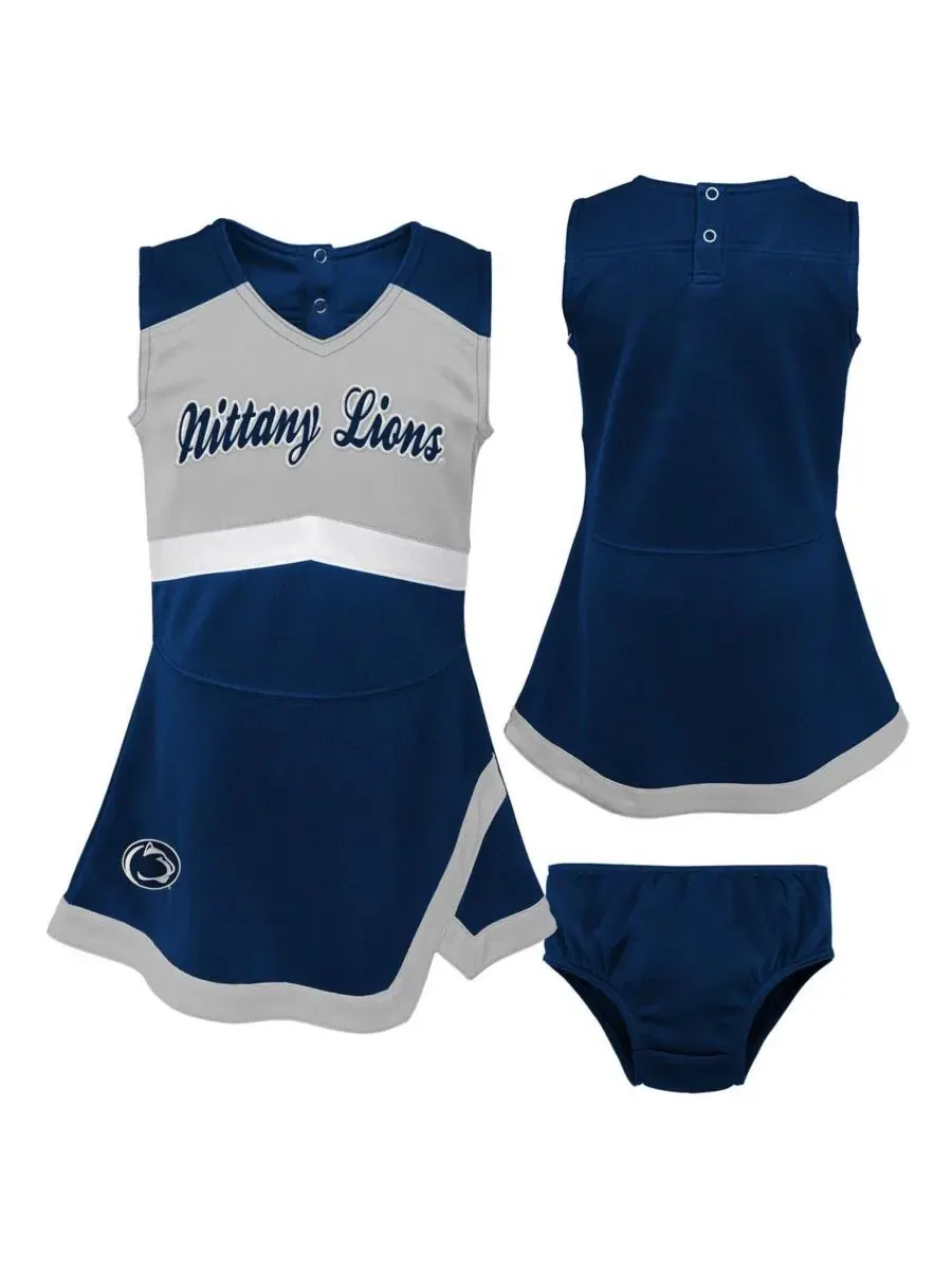 Комплект из платья-трапеции и шорт для девочки Penn State Nittany Lions Cheer Captain Outerstuff — изображение 1 из 4