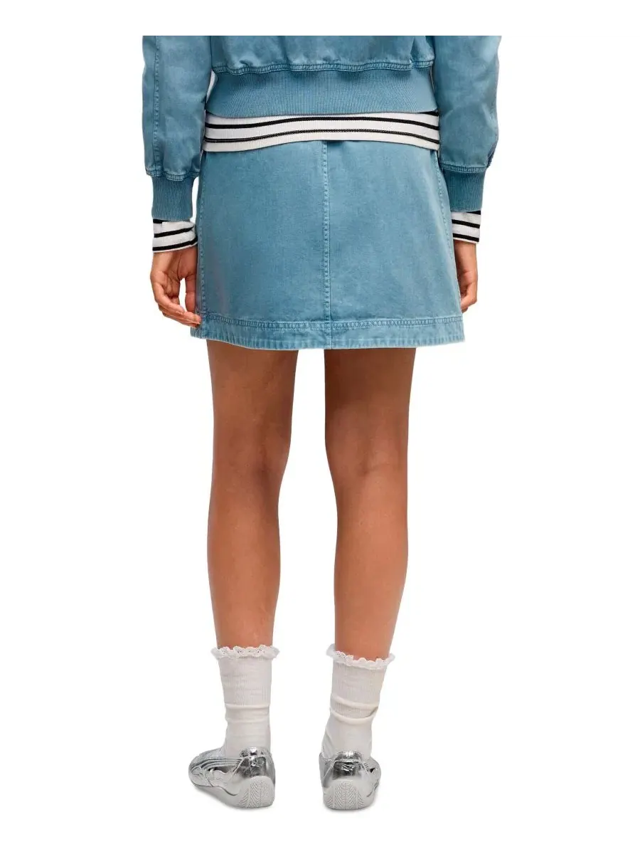 Юбка-мини Puma Future Puma Archive Cool Blue — изображение 3 из 3, синий