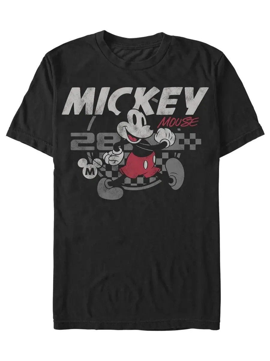 Футболка мужская с принтом Mickey Classic Race Fifth Sun — изображение 1 из 3, черный