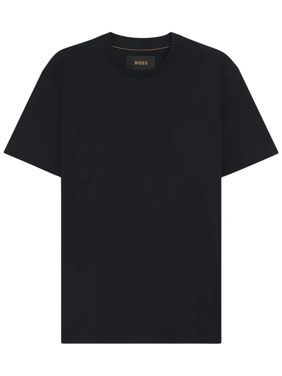 Футболка из мерсеризованного хлопка Regular Fit Hugo Boss — изображение 2 из 4, синий
