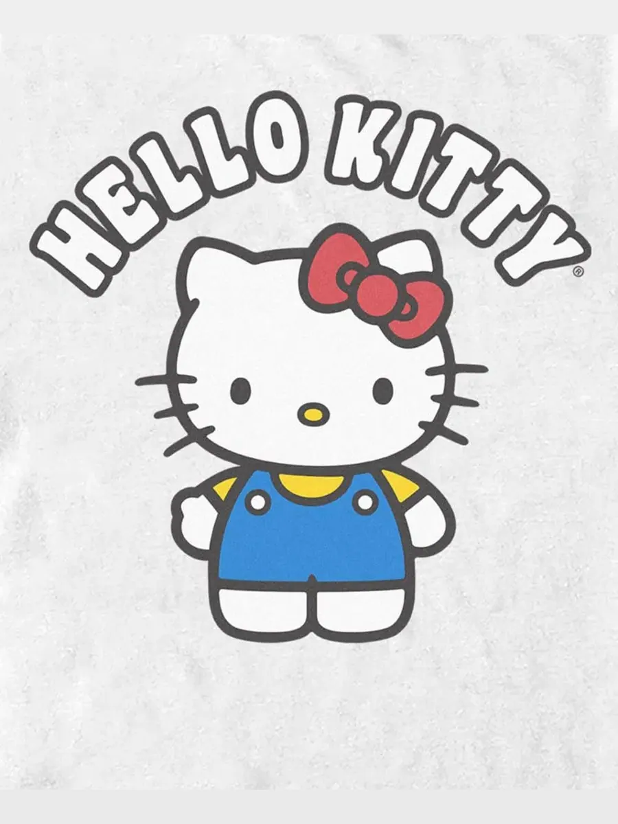 Футболка с принтом Hello Kitty Classic Kitty Fifth Sun — изображение 3 из 3, белый