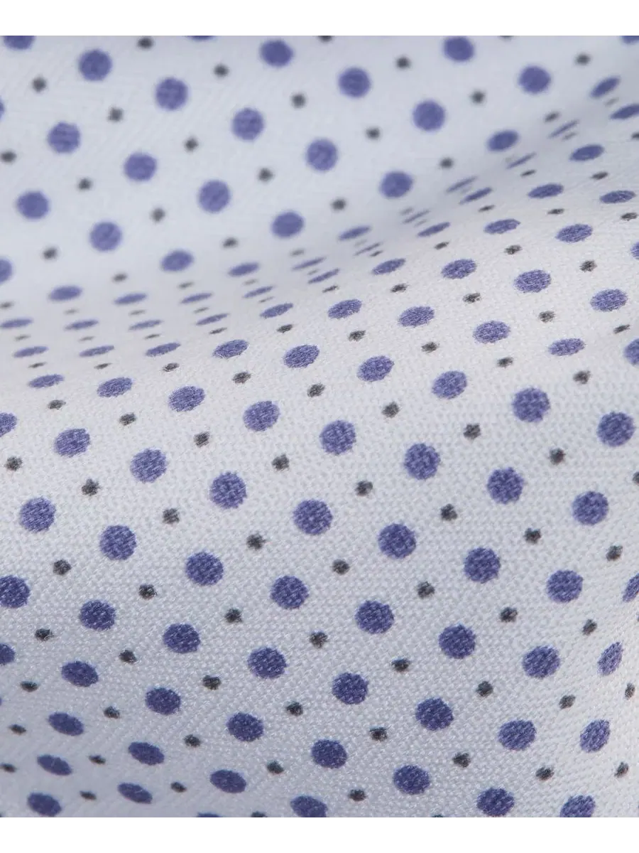 Мужская рубашка с воротником-стойкой, slim fit Calvin Klein — изображение 3 из 3, мульти
