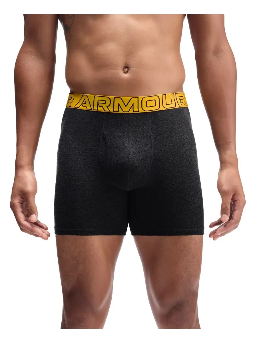 Мужские боксерские трусы Boxerjock Novelty, комплект из 3 штук Under Armour — изображение 2 из 5, черный