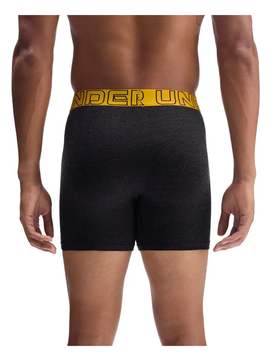 Мужские боксерские трусы Boxerjock Novelty, комплект из 3 штук Under Armour — изображение 3 из 5, черный