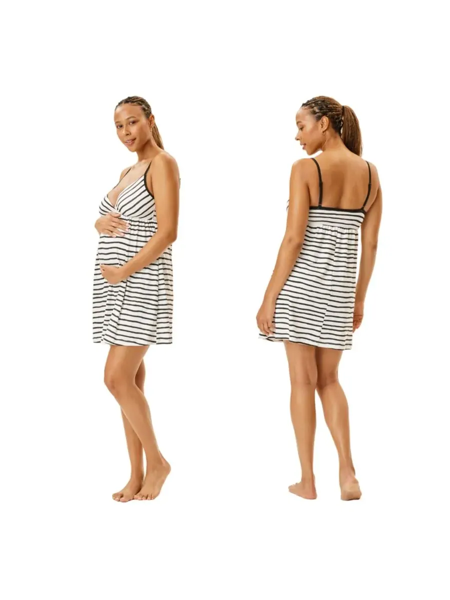 Беременность, материнство, кормление грудью, сон, гигиеническая одежда Motherhood Maternity — изображение 2 из 4, черный