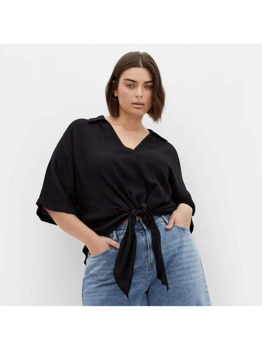 Женская рубашка «Рози» CITY CHIC — изображение 1 из 4, черный