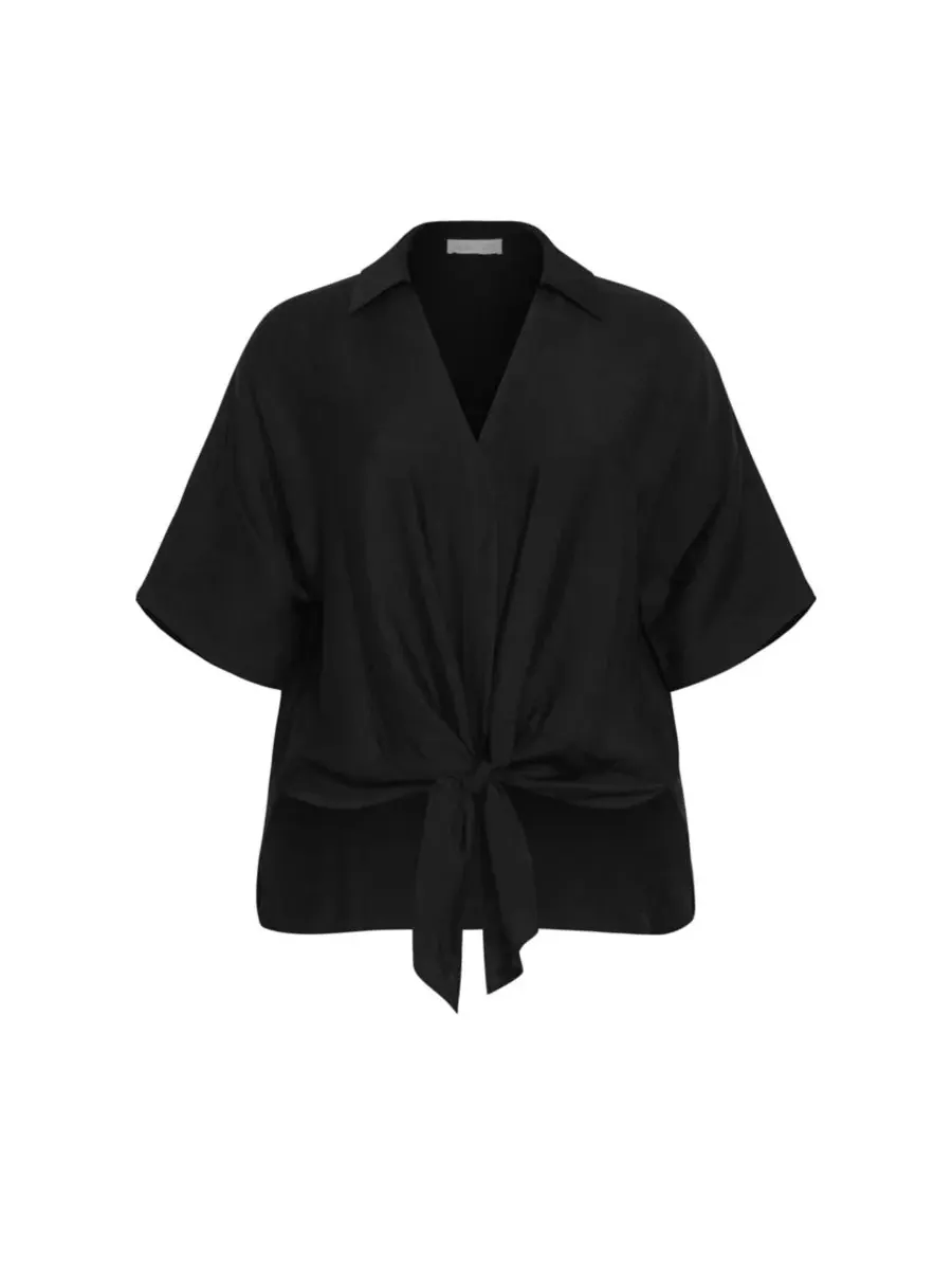 Женская рубашка «Рози» CITY CHIC — изображение 3 из 4, черный