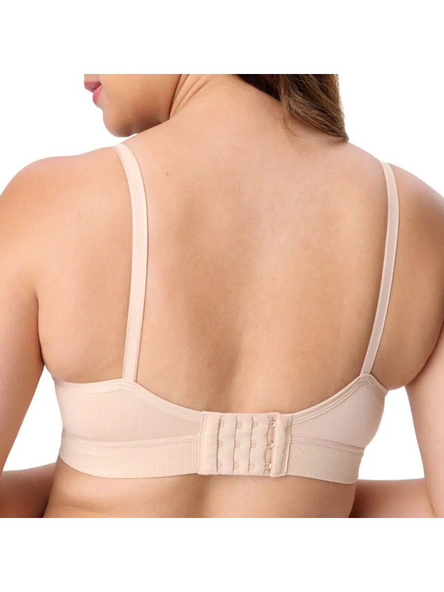 Бесшовный бюстгальтер для кормления и беременных Motherhood Women's Maternity Wireless Seamless — изображение 3 из 5, бежевый