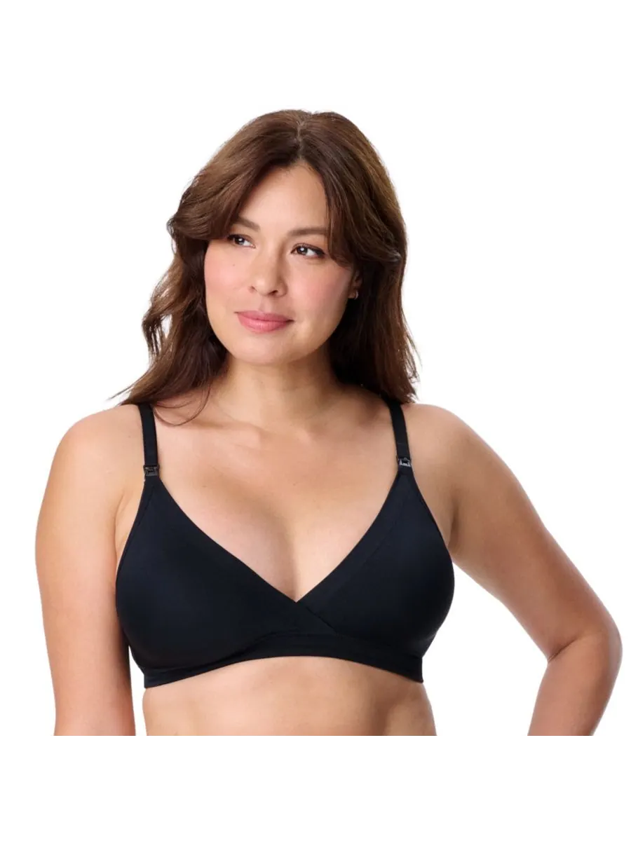 Бесшовный бюстгальтер для кормления и беременных Motherhood Women's Maternity Wireless Seamless — изображение 1 из 5, черный