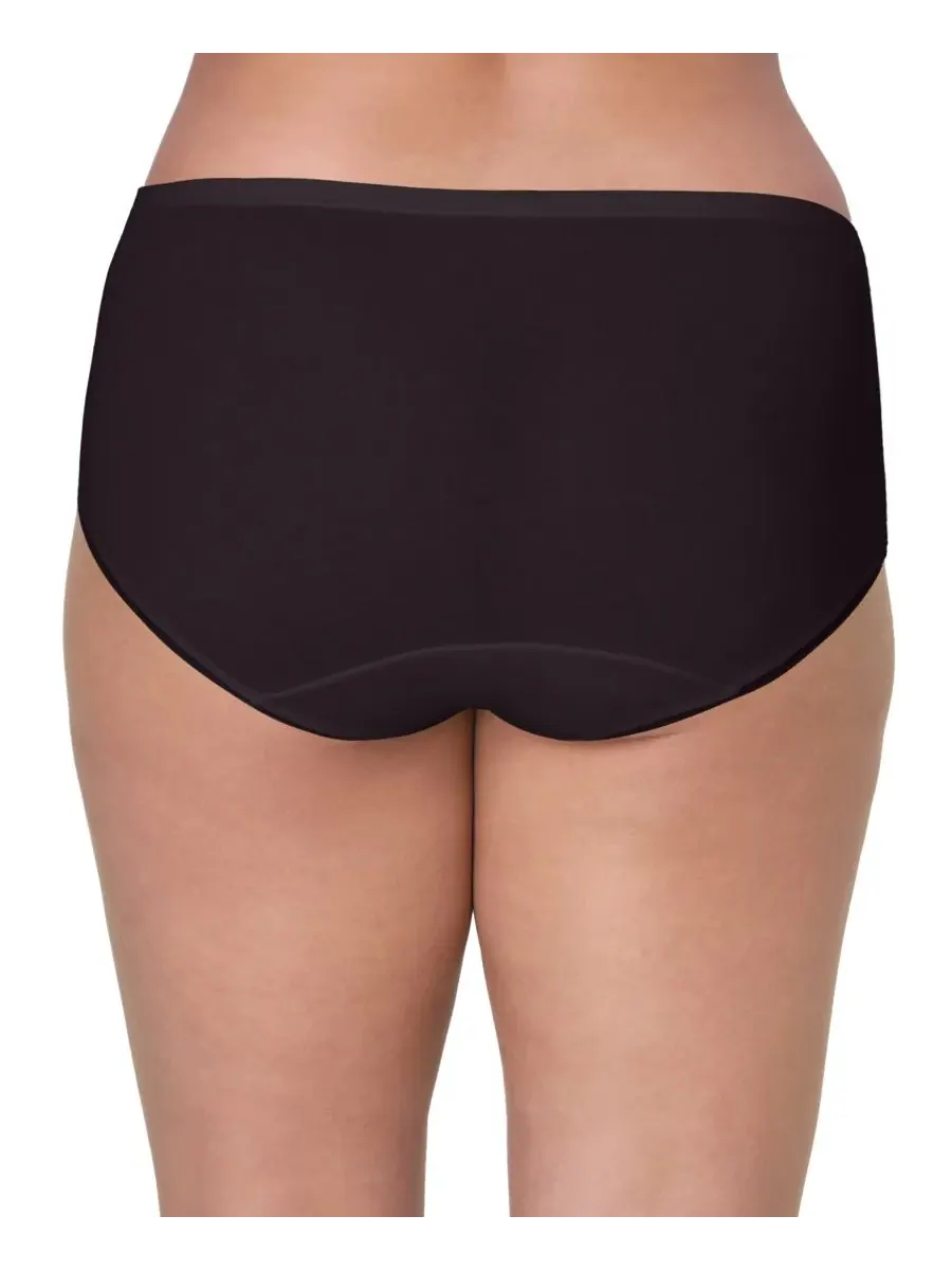 Женское хлопковое нижнее белье Lux Cotton Essentials Hipster Underwear DFLEHP Bali — изображение 3 из 5, черный