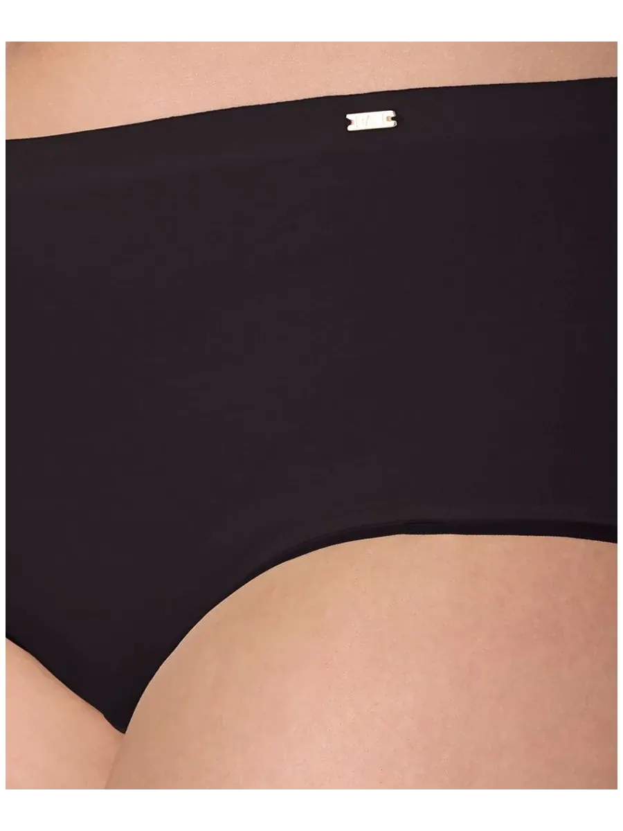 Женское хлопковое нижнее белье Lux Cotton Essentials Hipster Underwear DFLEHP Bali — изображение 4 из 5, черный