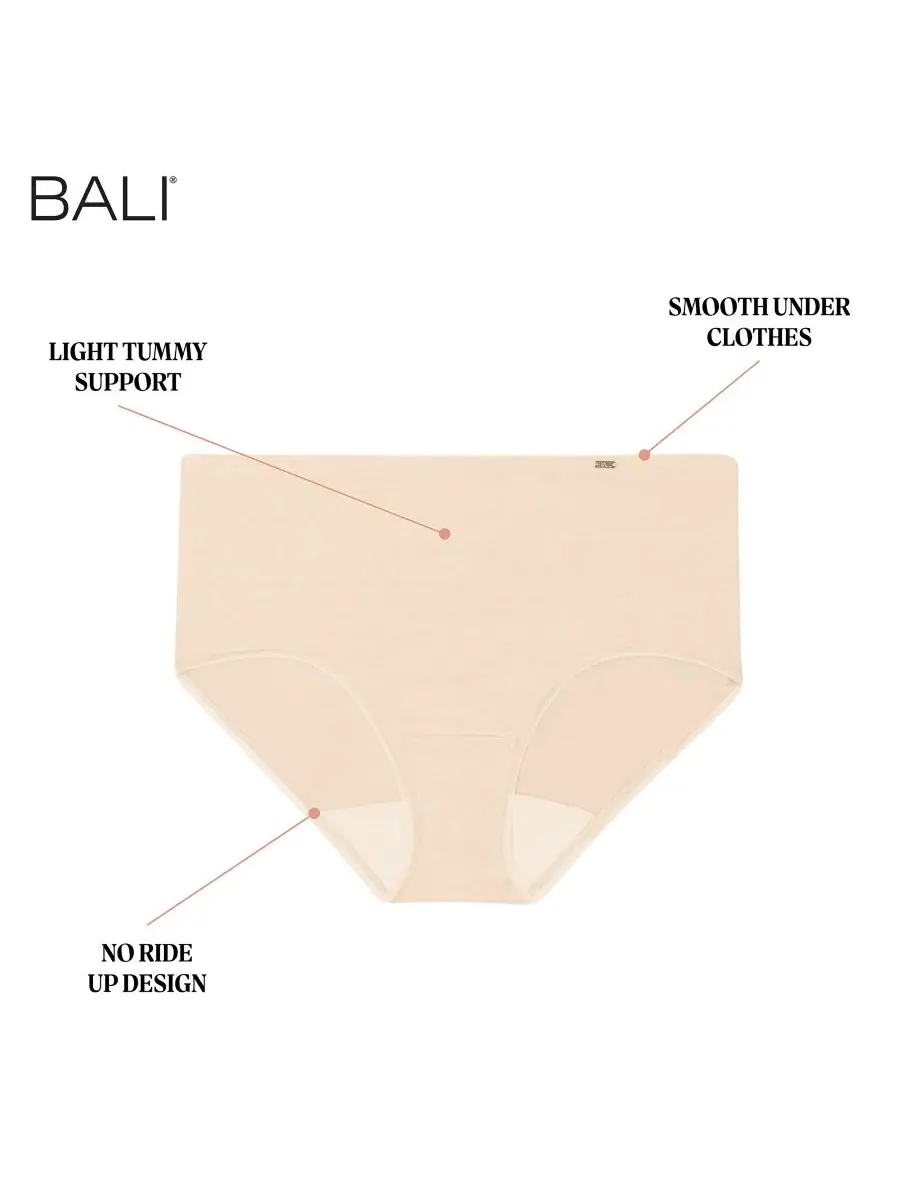 Женское хлопковое нижнее белье Lux Cotton Essentials Hipster Underwear DFLEHP Bali — изображение 5 из 5, белый