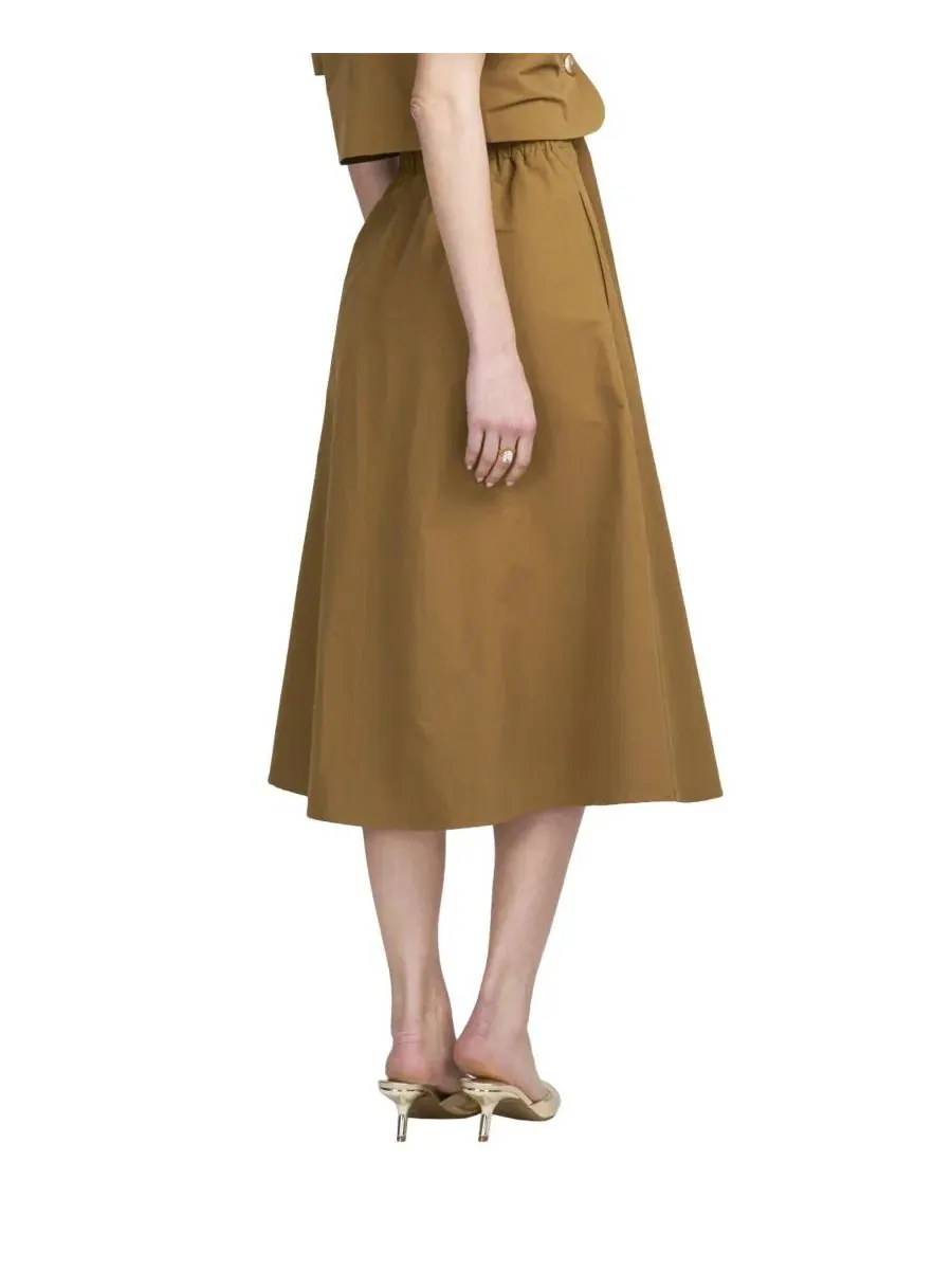 Женская юбка миди ELLE Collection — изображение 3 из 3, золото