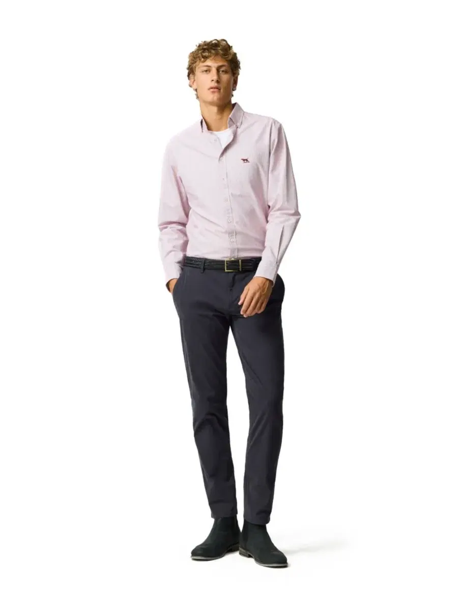 Мужская хлопковая рубашка Gunn Oxford Crossing Sport Fit Rodd & Gunn — изображение 2 из 6, мак