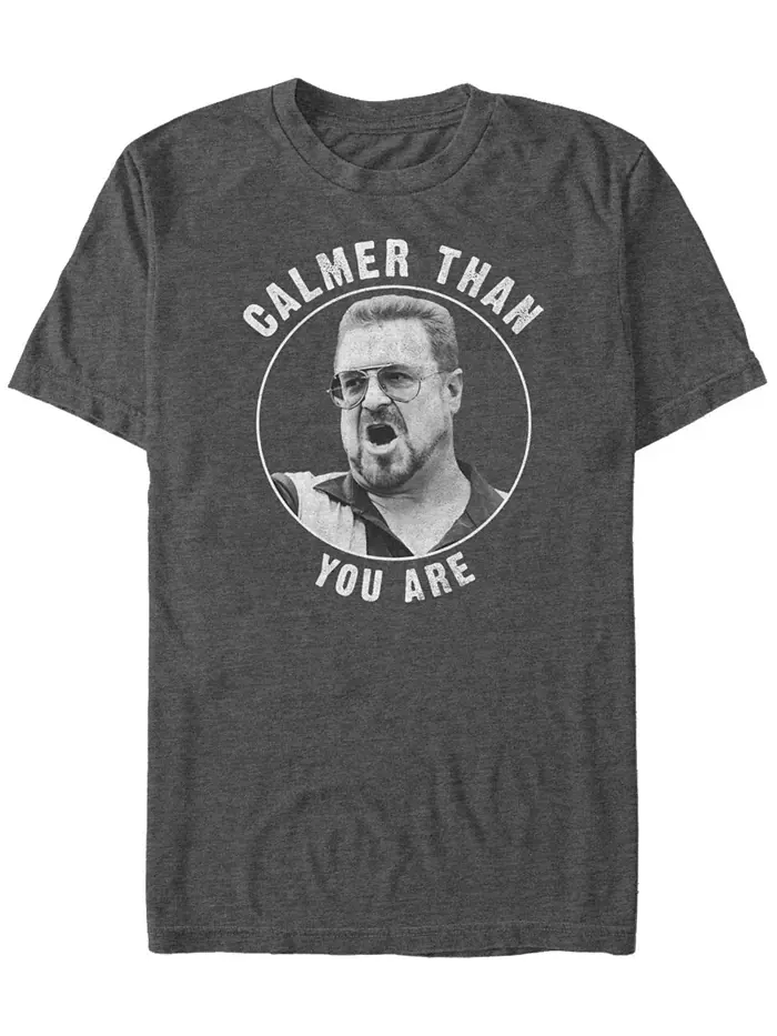 Футболка с коротким рукавом для мужчин The Big Lebowski "Walter Calmer Than You Are" Fifth Sun — изображение 1 из 1