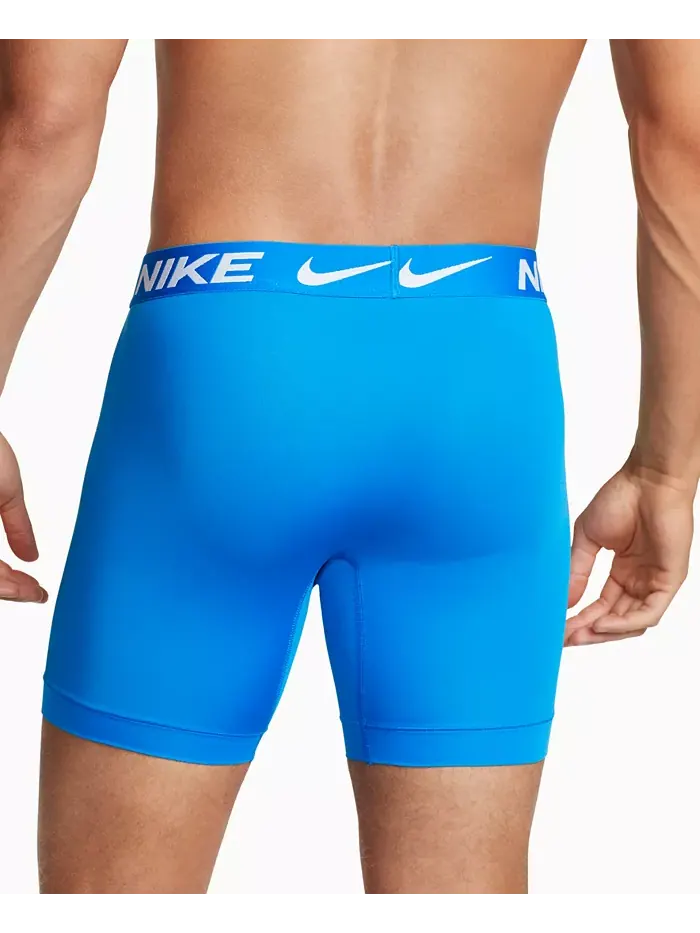 Мужские боксеры-слипы Essential Micro Long Dri-FIT, 3 шт Nike — изображение 3 из 4, синий