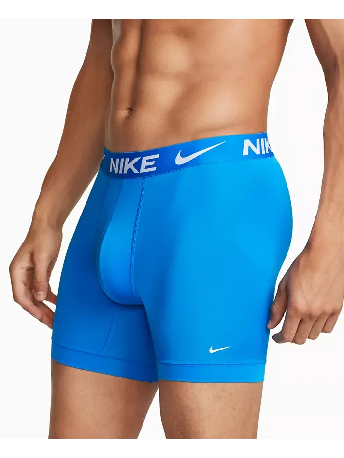 Мужские боксеры-слипы Essential Micro Long Dri-FIT, 3 шт Nike — изображение 4 из 4, синий