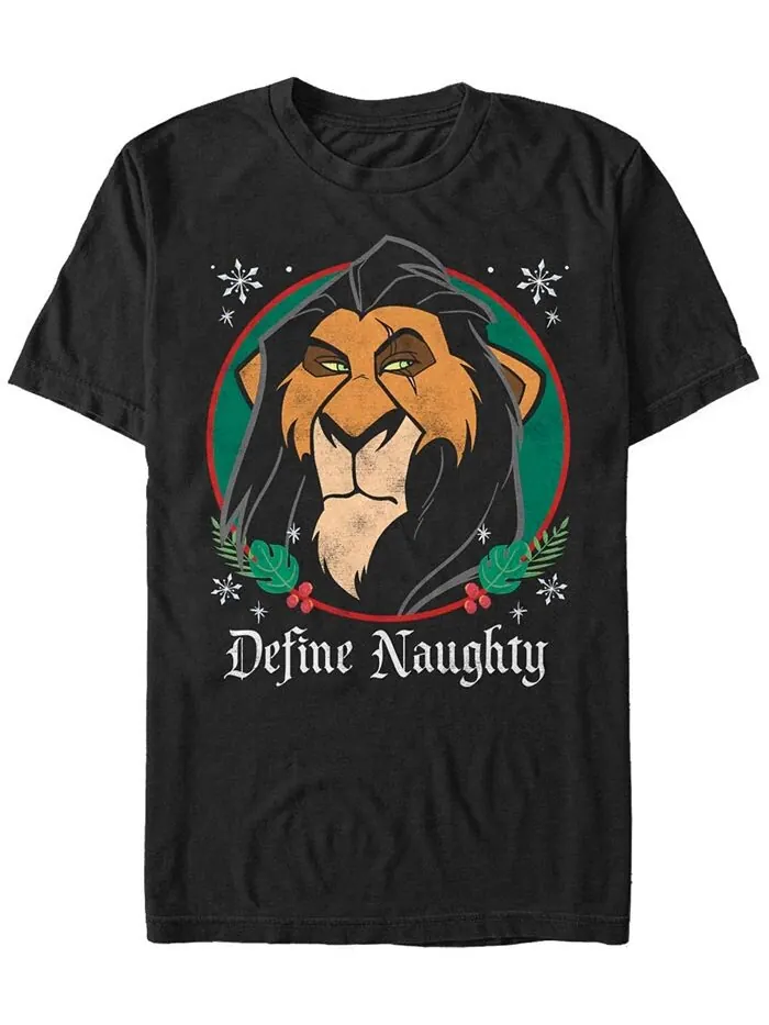 Мужская футболка с коротким рукавом Lion King Define Naughty Fifth Sun — изображение 1 из 1, черный