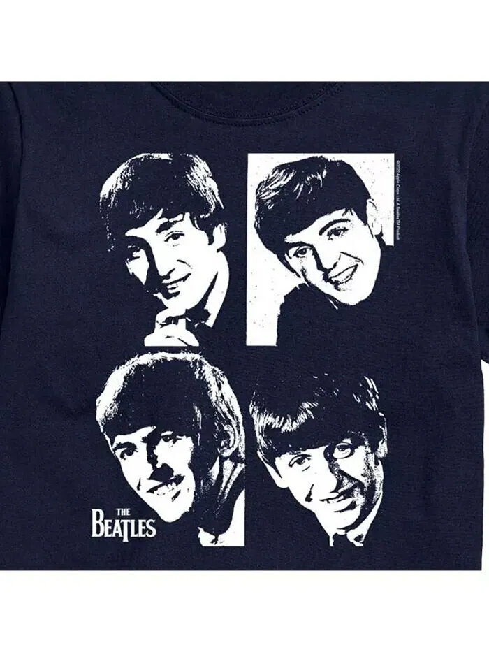 Hybrid Apparel Футболка с короткими рукавами The Beatles Group AIRWAVES — изображение 3 из 3, синий