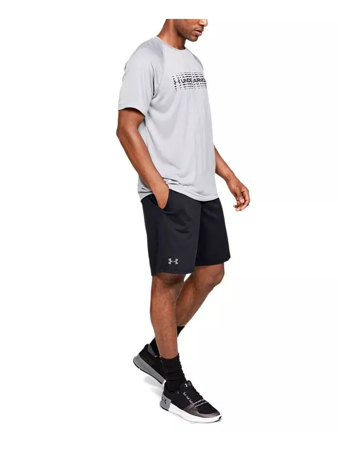 Мужские шорты Tech™ из сетки 9 дюймов Under Armour — изображение 3 из 6, черный