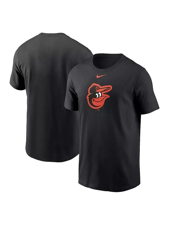 Мужская черная футболка с логотипом Baltimore Orioles Fuse Nike — изображение 1 из 3, черный