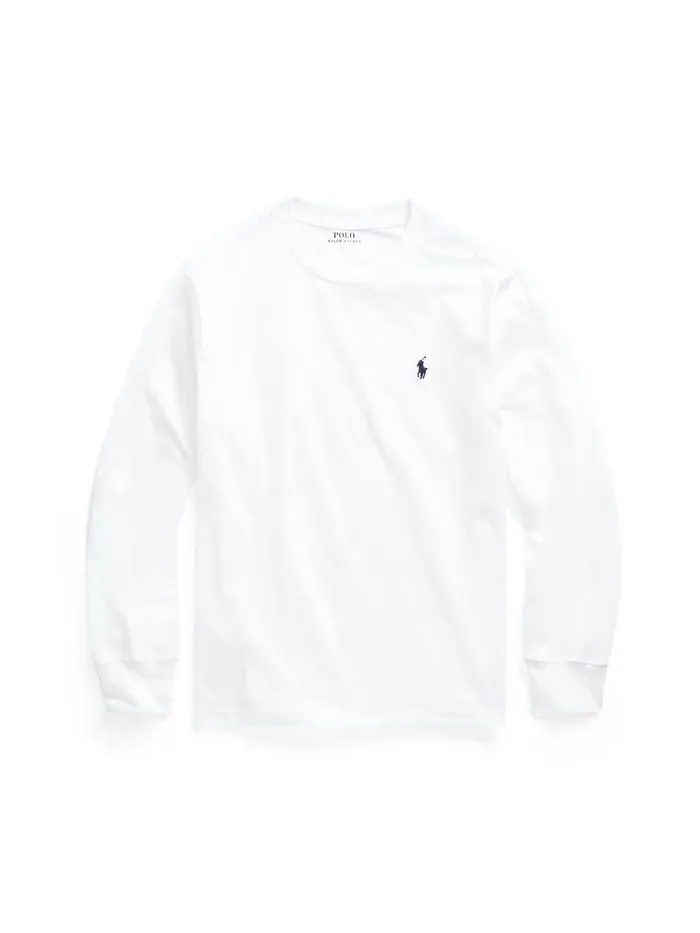Футболка с длинными рукавами из хлопкового джерси Big Boys Polo Ralph Lauren