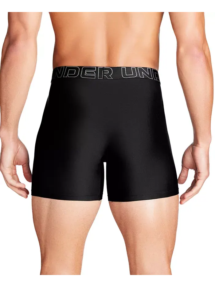 Мужские боксеры Performance Tech Solid, 3 шт., 6" Under Armour — изображение 3 из 3, черный