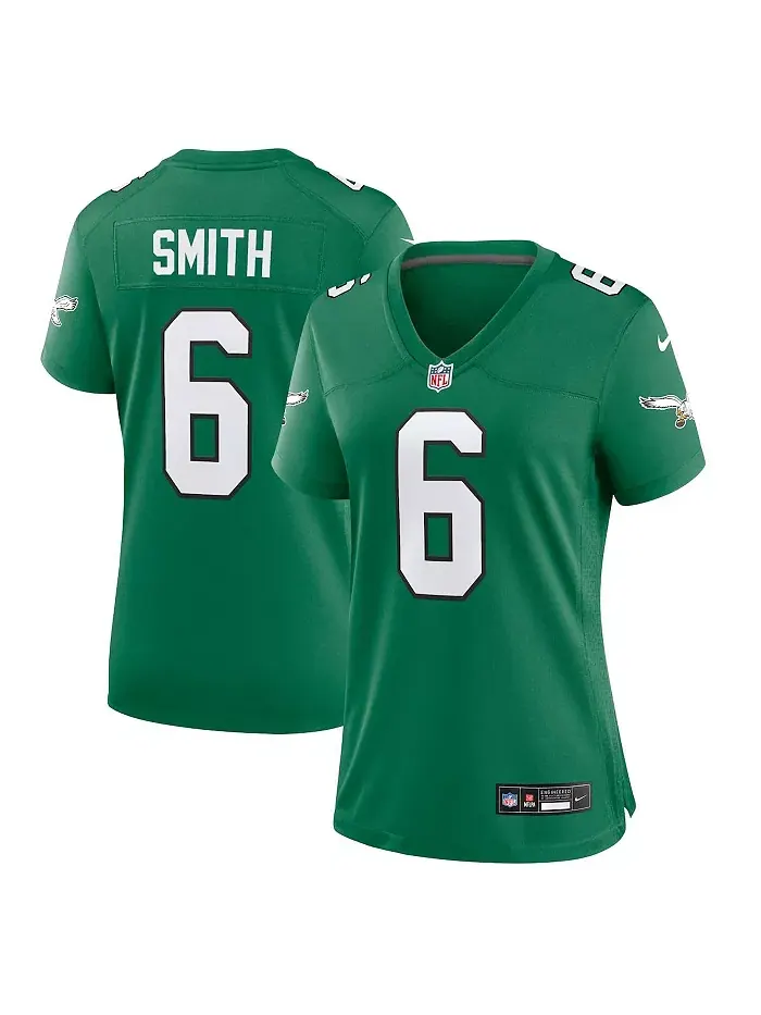 Мужская игровая футболка DeVonta Smith Philadelphia Eagles Nike — изображение 1 из 5, зеленый