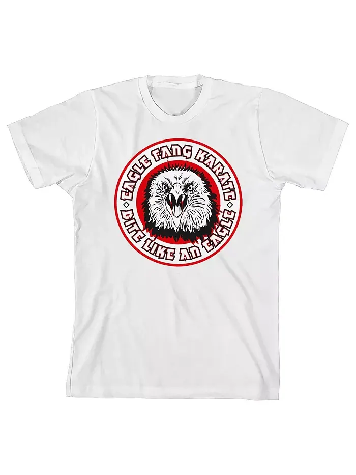 Футболка с коротким рукавом Eagle Fang Karate Youth, белая, размер XL Cobra Kai — белый