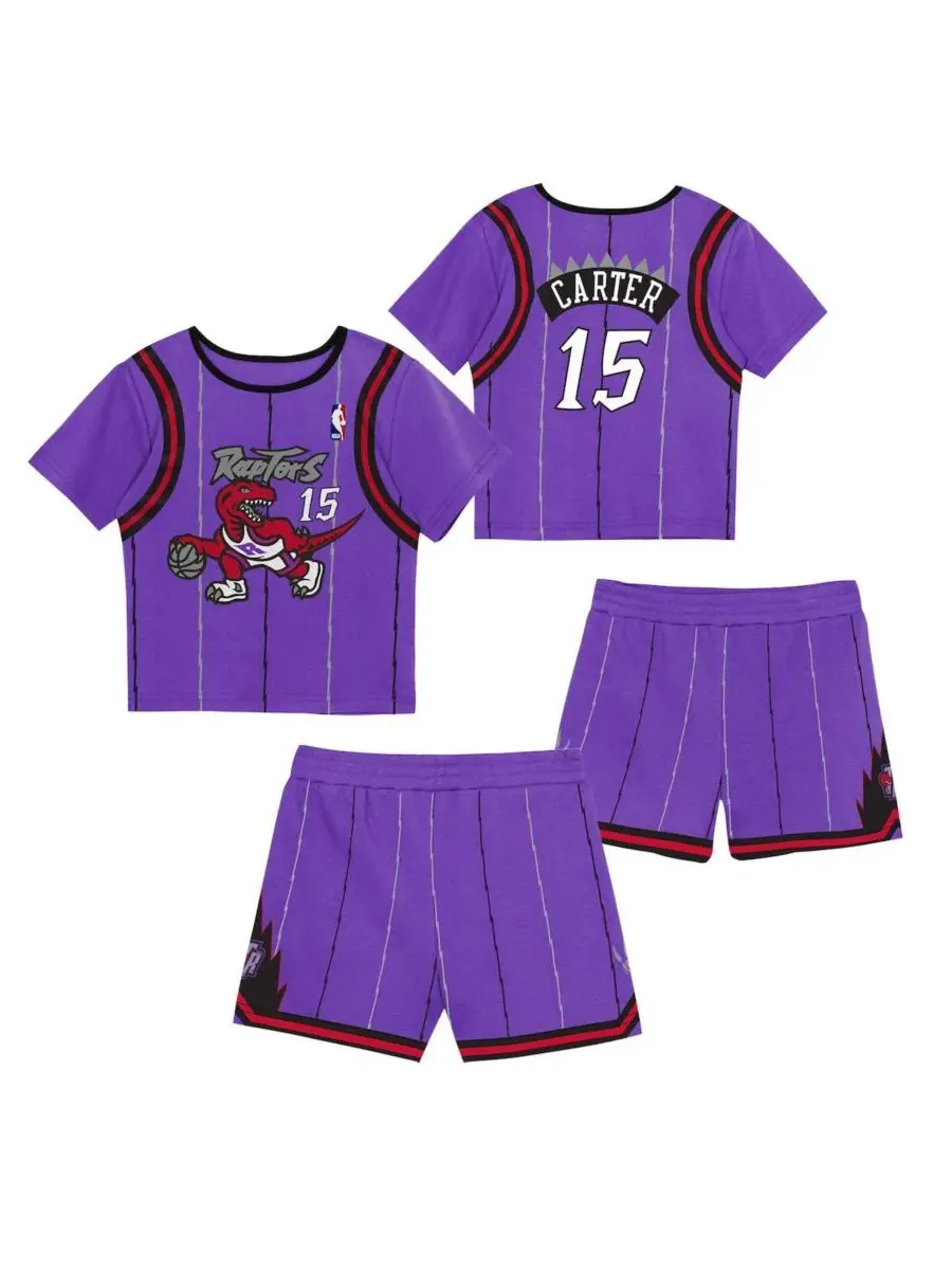 Комплект из футболки и шорт с принтом Vince Carter Mitchell & Ness — изображение 1 из 5, фиолетовый