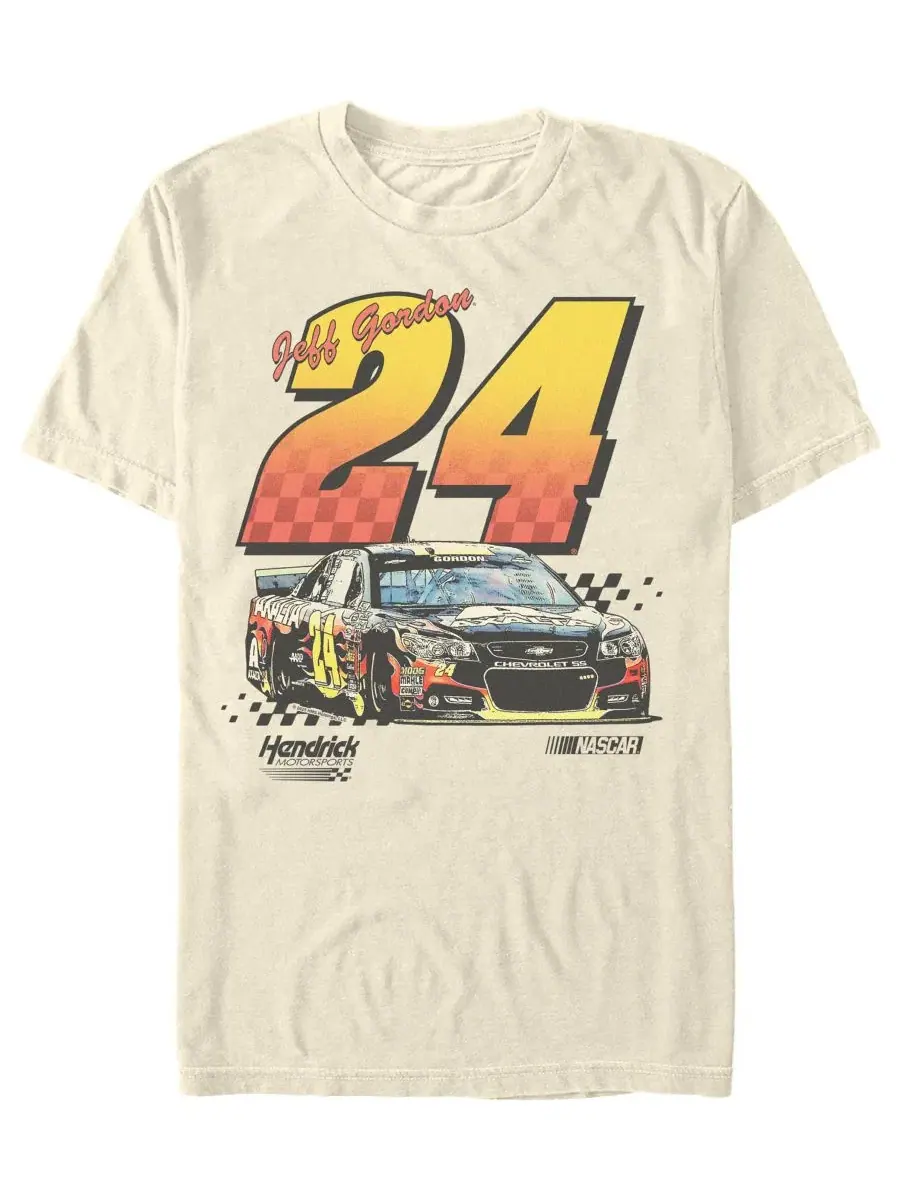 Футболка с графическим принтом Hendrick Motorsports No. 24 Race Car Fifth Sun — изображение 1 из 3, прозрачный