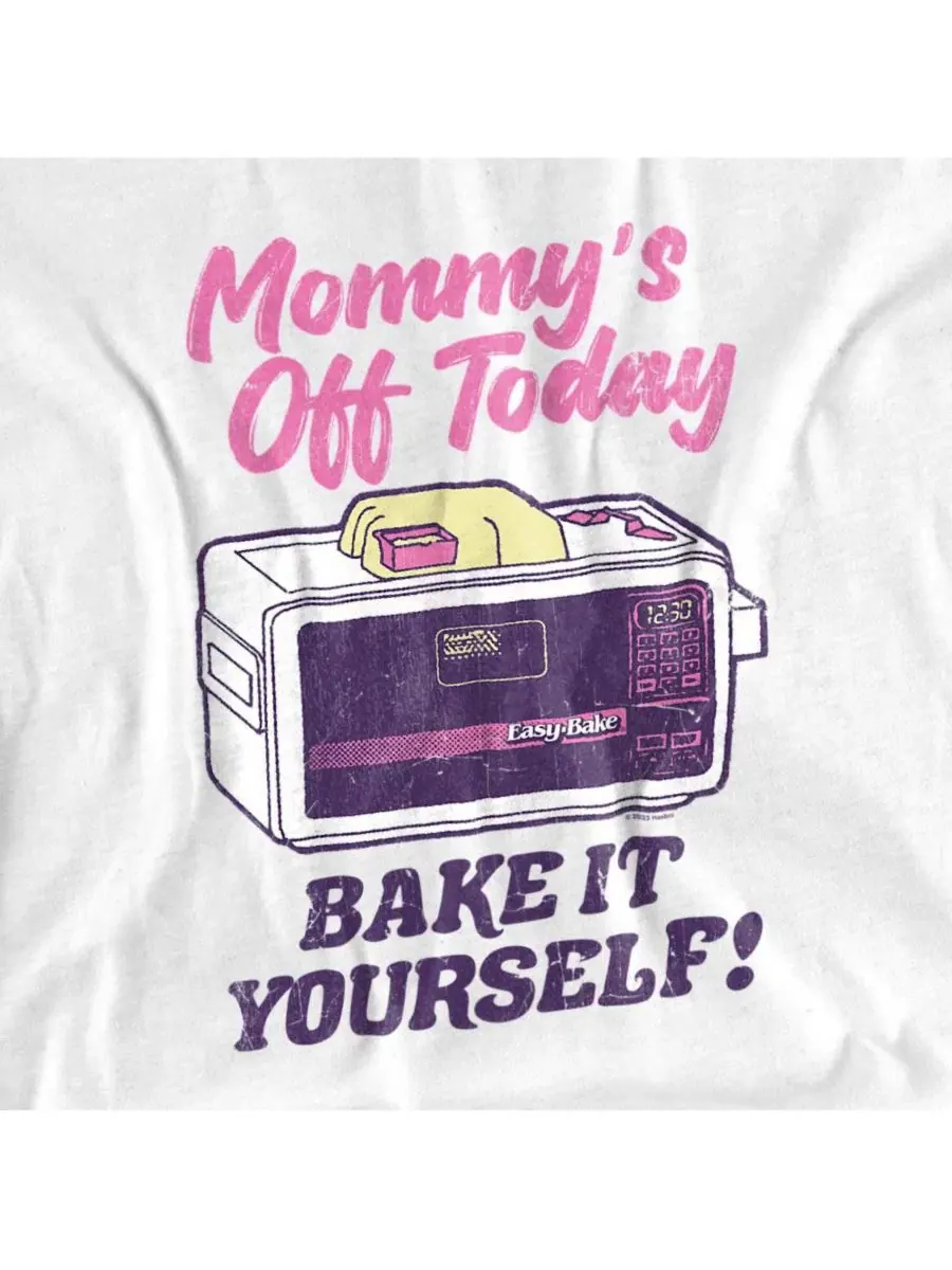 Футболка с принтом Easy Bake Oven Mother's Day Bake It Yourself D&D — изображение 3 из 3, белый
