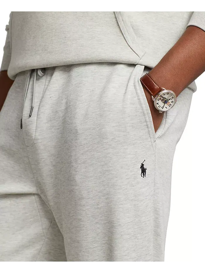 Мужские утепленные спортивные брюки Big & Tall Double-Knit Jogger Pants Polo Ralph Lauren — изображение 3 из 4, серый