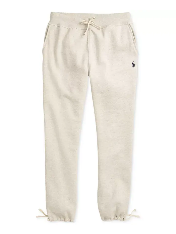 Мужские флисовые спортивные брюки Signature Fleece Sweatpant Polo Ralph Lauren — изображение 5 из 5, стриженый