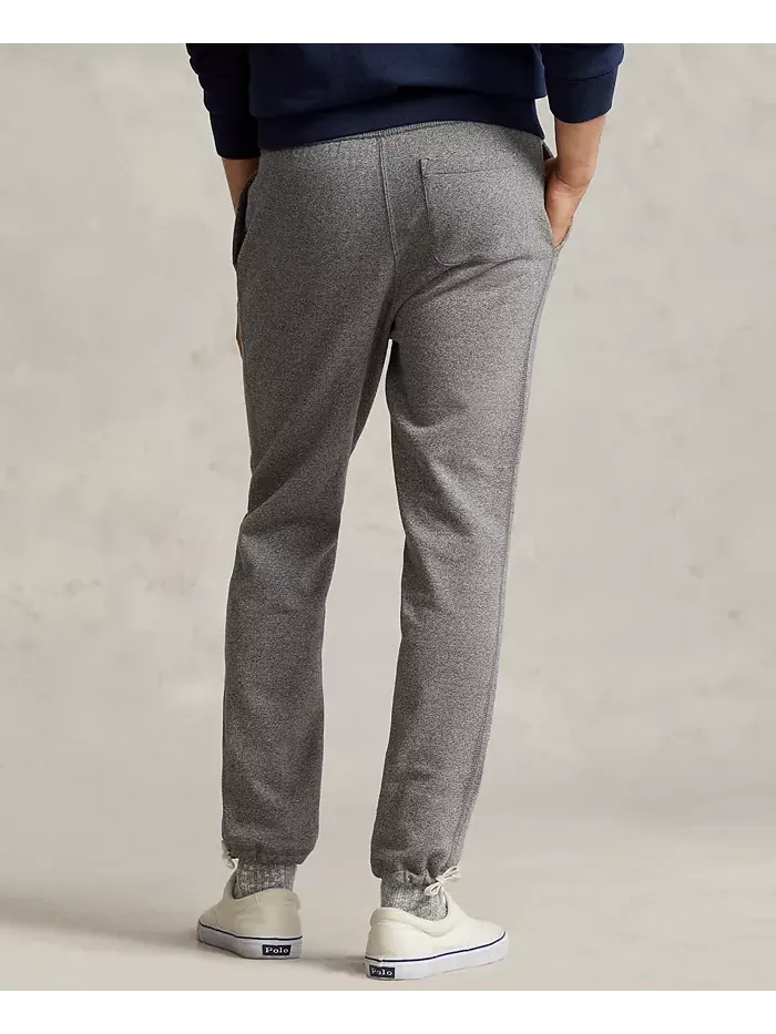 Мужские флисовые спортивные брюки Signature Fleece Sweatpant Polo Ralph Lauren — изображение 2 из 4, серый