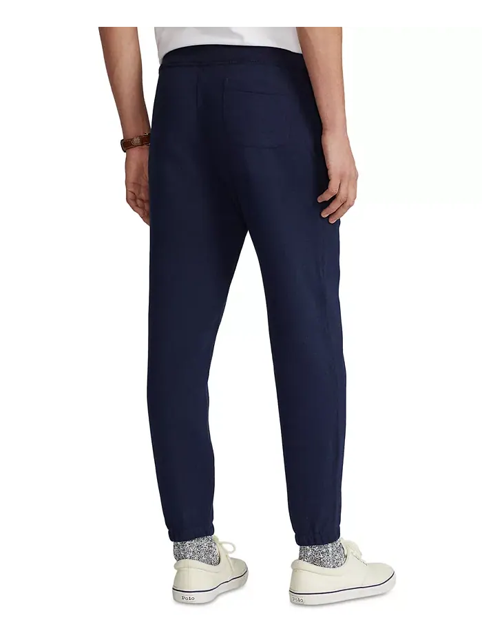 Мужские флисовые спортивные брюки Signature Fleece Sweatpant Polo Ralph Lauren — изображение 2 из 11, темно-синий