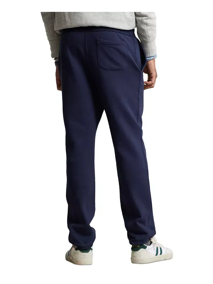 Мужские флисовые спортивные брюки Signature Fleece Sweatpant Polo Ralph Lauren — изображение 5 из 11, темно-синий