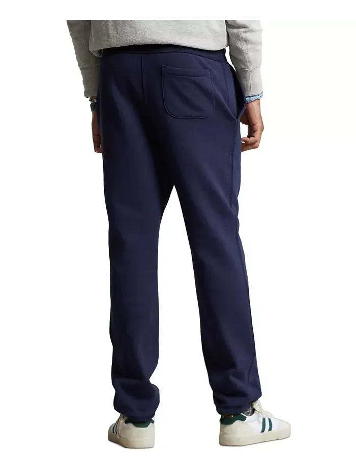 Мужские флисовые спортивные брюки Signature Fleece Sweatpant Polo Ralph Lauren — изображение 9 из 11, темно-синий