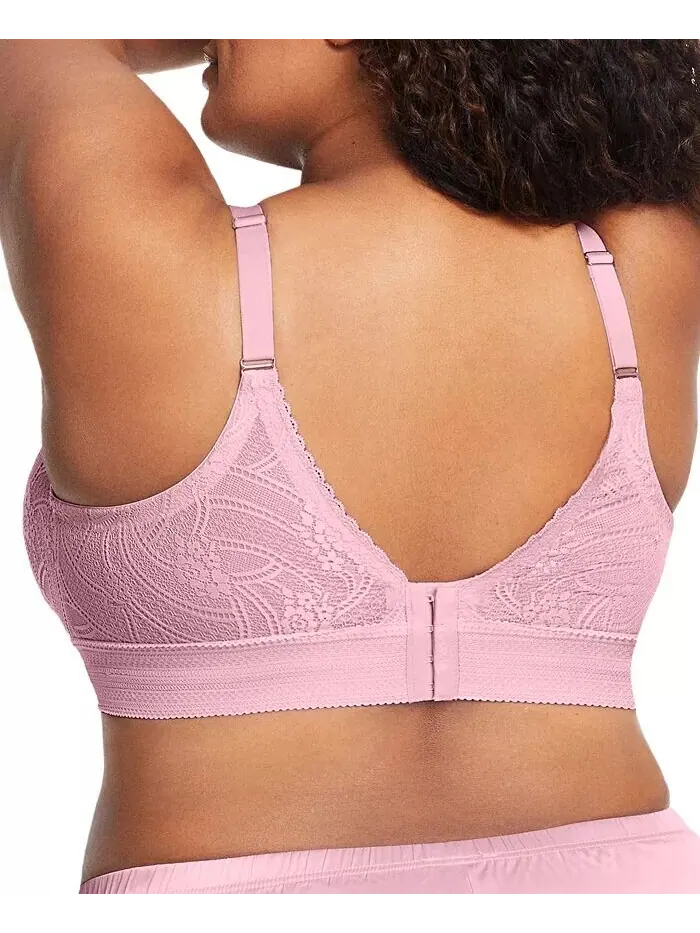 Плюс размер Полная фигура Bramour Gramercy Luxe кружевной беспроводной бюстгальтер 7012 Glamorise — изображение 2 из 8