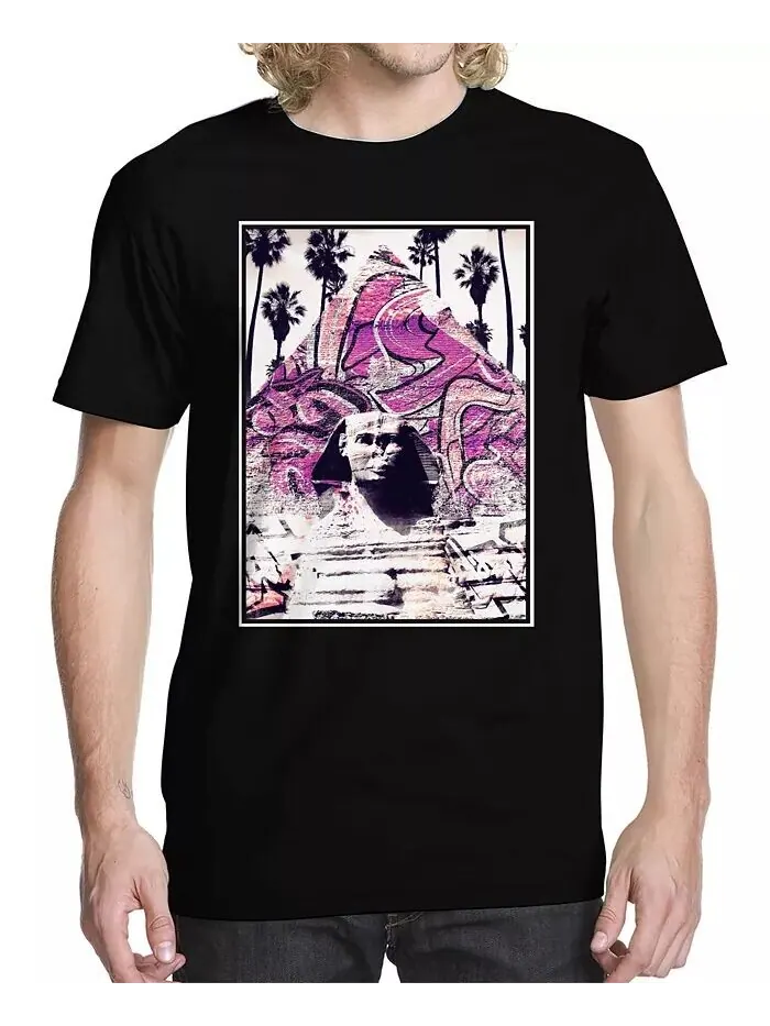 Мужская футболка с рисунком Trip to Egypt Buzz Shirts — без цвета