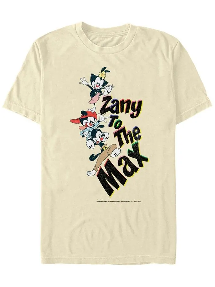 Мужская футболка с коротким рукавом Animaniacs Animated Series Zany Fifth Sun — изображение 1 из 1, прозрачный