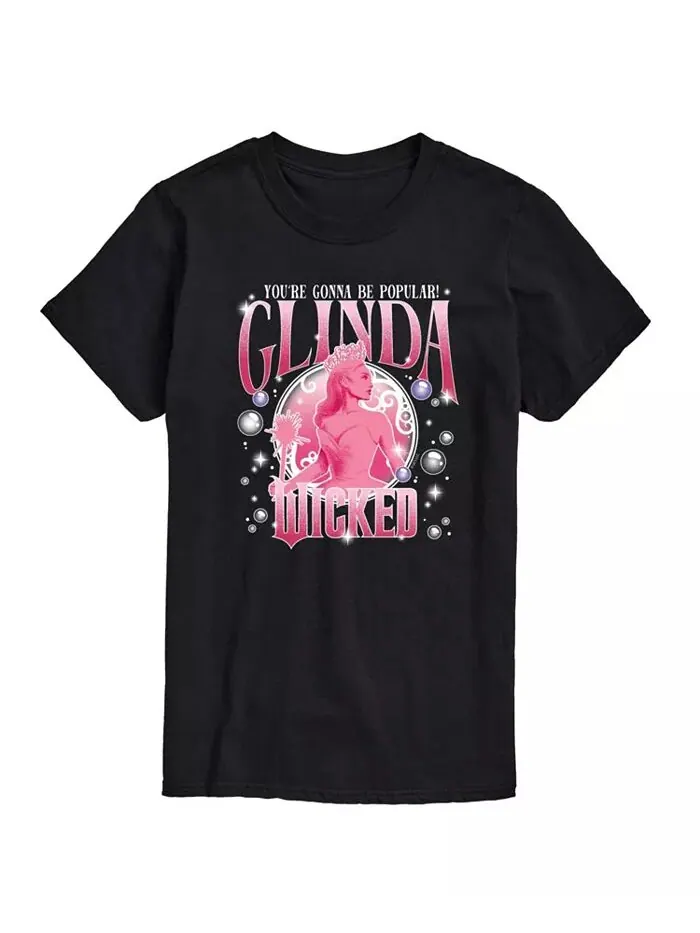 Мужская футболка Wicked Glinda с коротким рукавом AIRWAVES — изображение 1 из 3, черный