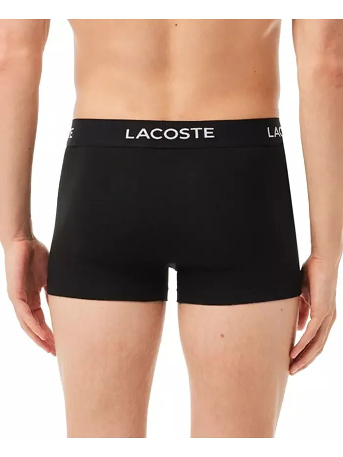Трусы-боксеры Lacoste, комплект мужской, Regular-Fit Stretch — изображение 6 из 8, черный
